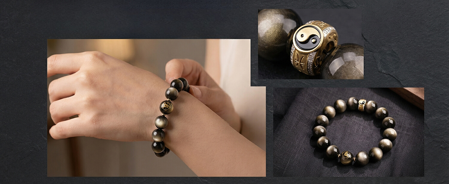 Discover Feng Shui bracelets inspired by Taoist culture, designed with symbolic details for harmony, protection, and everyday style.