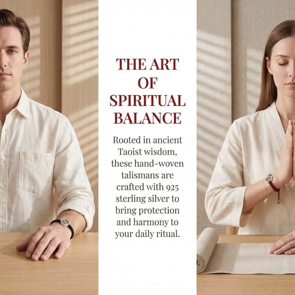 daoist zi wei hui silver bracelet