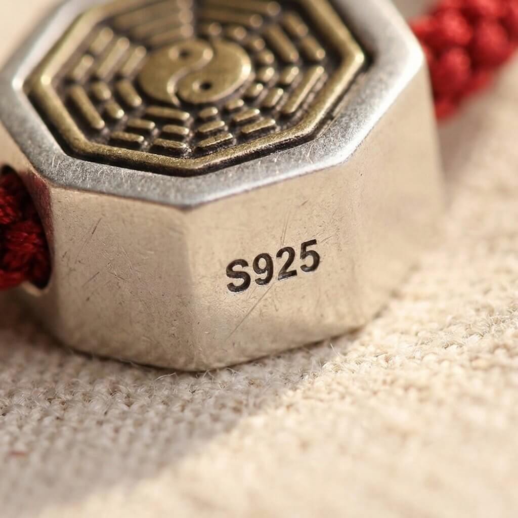925 silver bagua bracelet