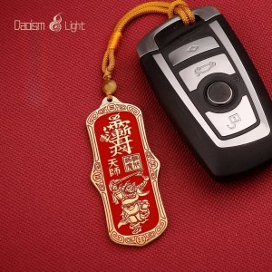 Feng Shui Zhong Kui protection amulet keychain