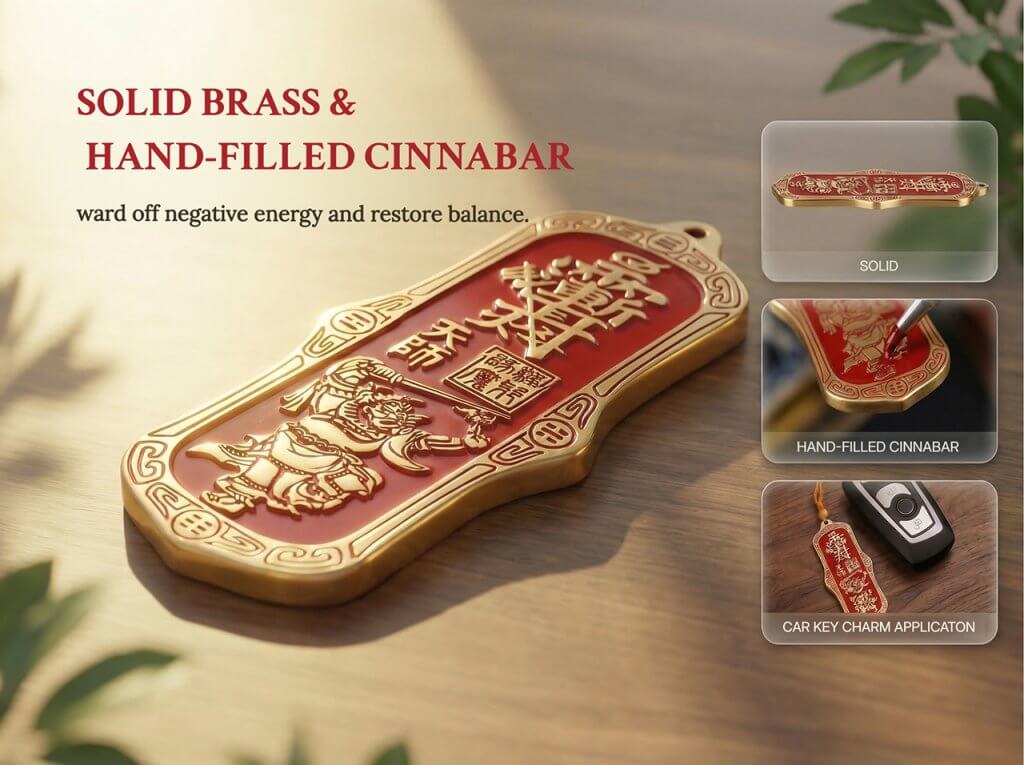 Feng Shui protection charm door hanging Zhong Kui