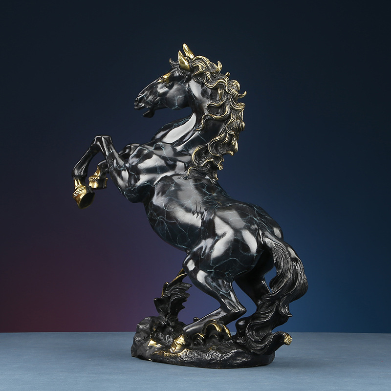 feng shui horse statue for office success