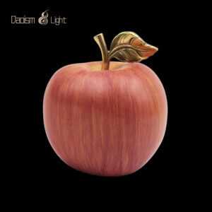 brass apple gift decor for Christmas