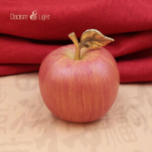 brass apple gift decor for Christmas