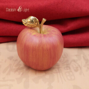 brass apple gift decor for Christmas