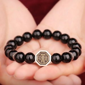 daoist zi wei hui silver bracelet