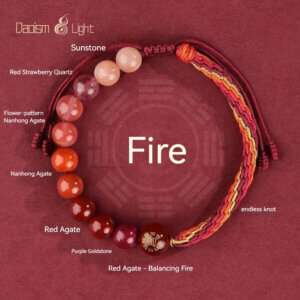 Five Elements gemstone bracelet for balance and harmony