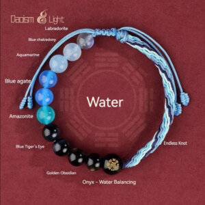 Daoist inspired Five Elements bracelet for everyday wear