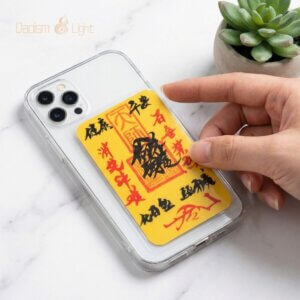 Daoism Light handwritten peace fu talisman with cinnabar seal