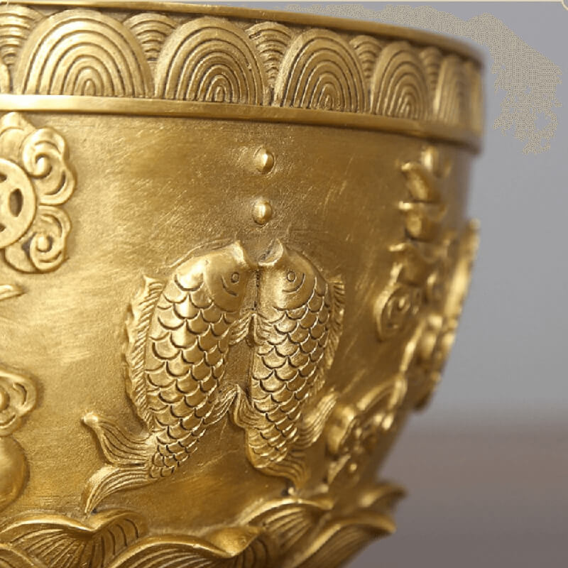 feng shui copper wealth bowl treasure bowl for prosperity