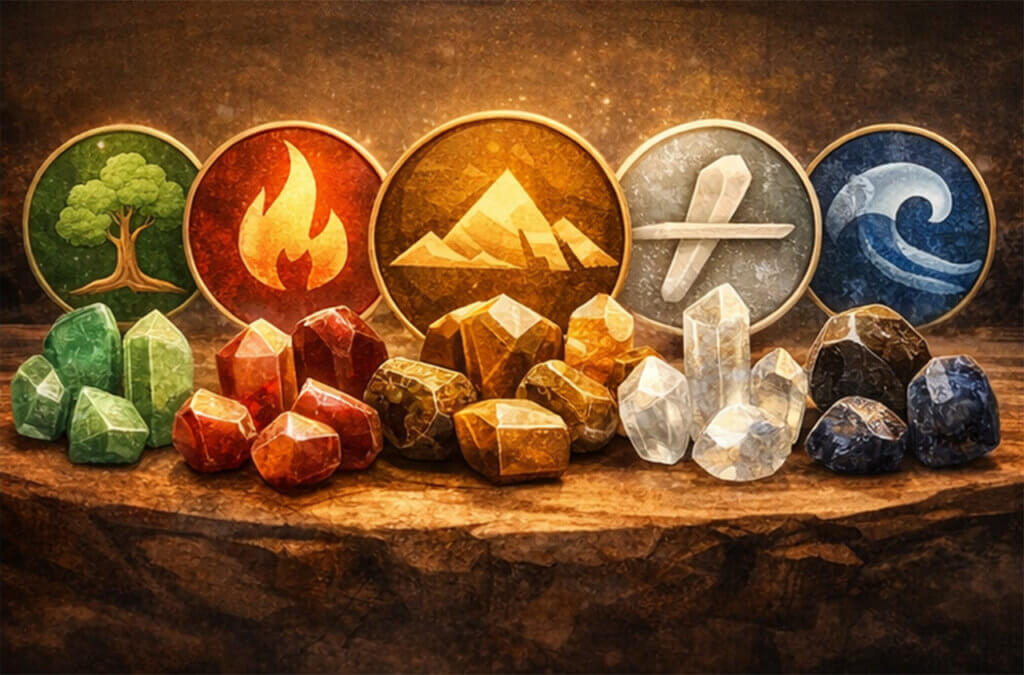 How to Choose a Five Elements Bracelet | Meaning, Crystals & Free Bazi Guide 3 Five Elements and crystal associations for choosing the right bracelet