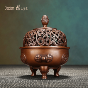 zen lotus incense burner for meditation space