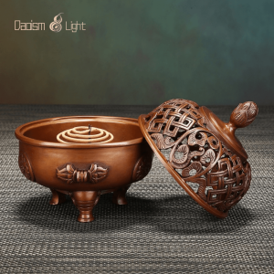 zen lotus incense burner for meditation space