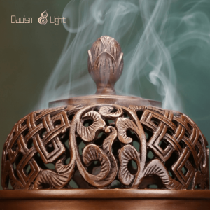 zen lotus incense burner for meditation space