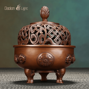 zen lotus incense burner for meditation space