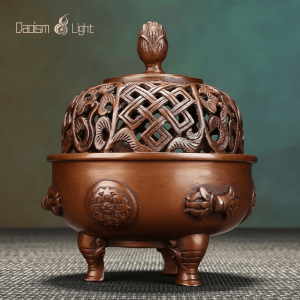 zen lotus incense burner for meditation space