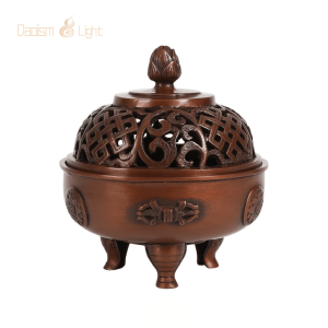 zen lotus incense burner for meditation space