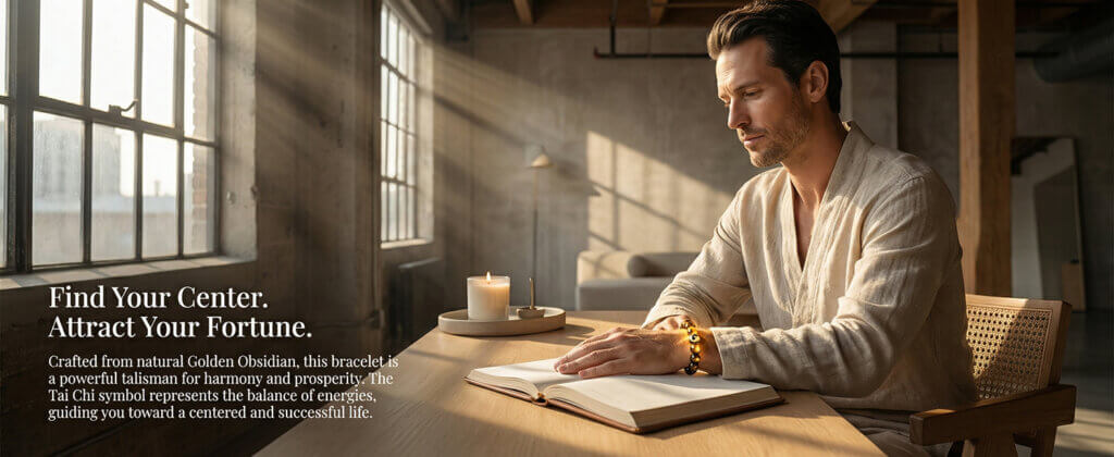 Daoism Light Five-Way Wealth God bracelet with 925 silver mantra detail