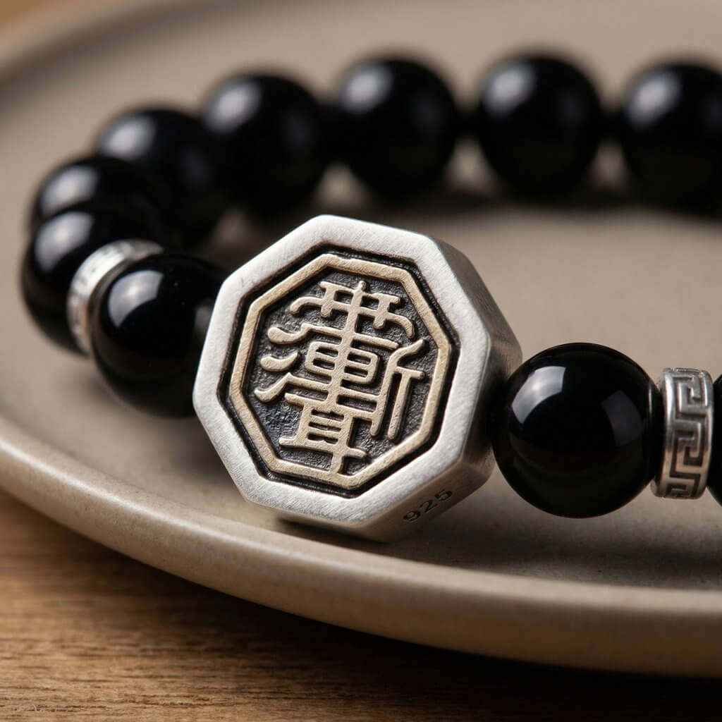 yin yang bagua feng shui bracelet