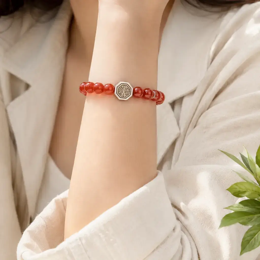 Zi Wei Hui Bagua bracelet styled for everyday wear