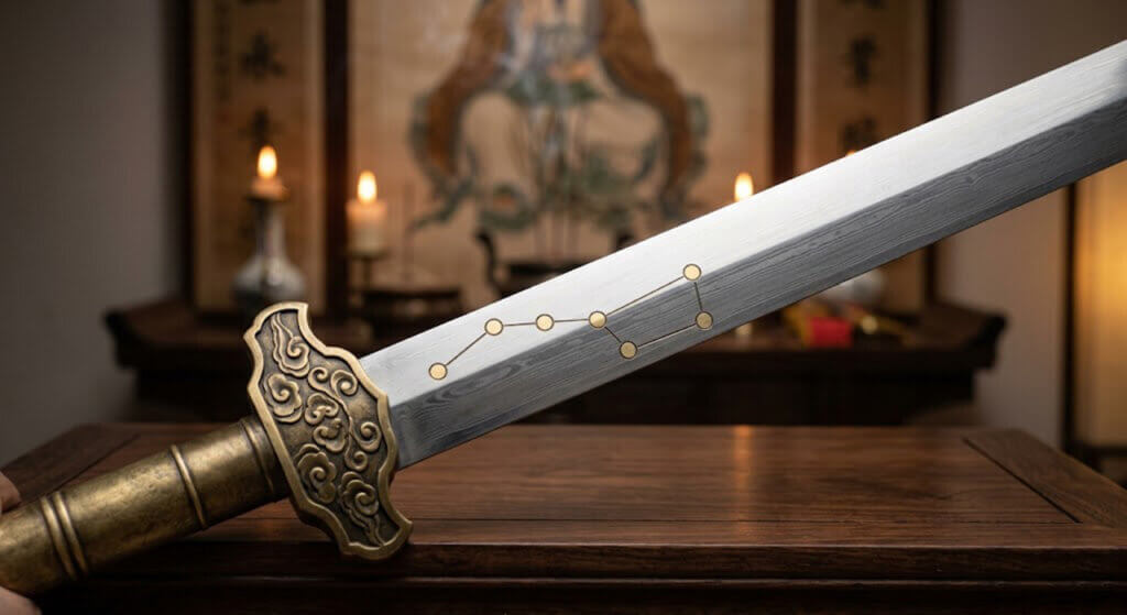 What Does the Seven-Star Sword Symbol Mean in Daoist symbolism and Big Dipper tradition