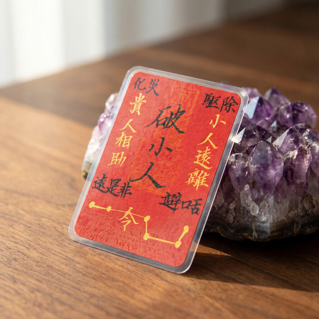 handwritten anti-gossip talisman from Longhu Mountain