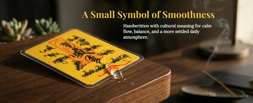 Daoism Light handwritten Bai Shun fu talisman with cinnabar seal