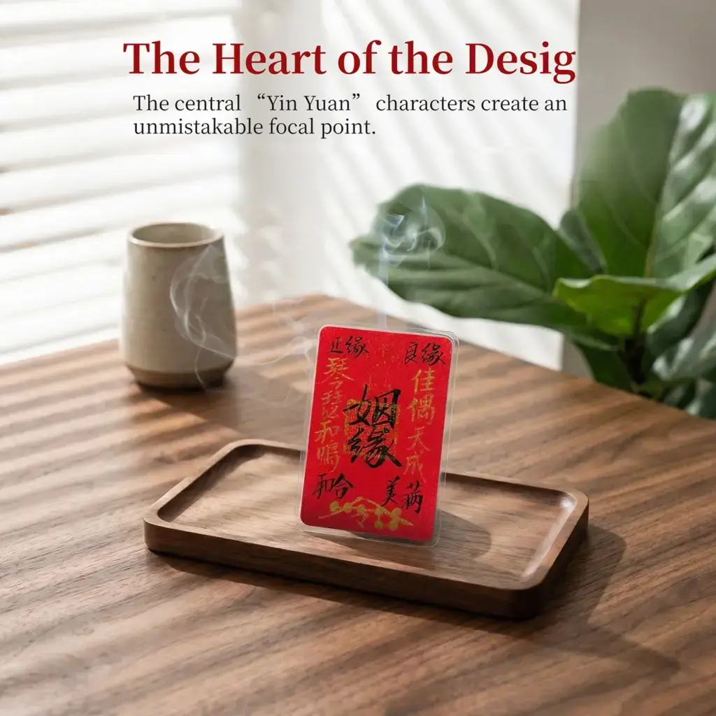 Zheng Yuan Liang Yuan Qin Se He Ming and He He characters on a handwritten card