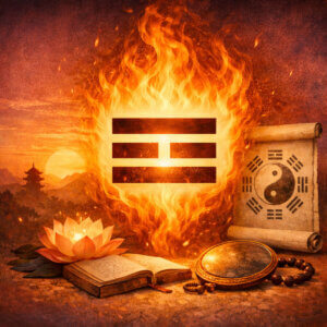 Li Trigram Meaning Explained with the Li symbol and fire symbolism in Daoism