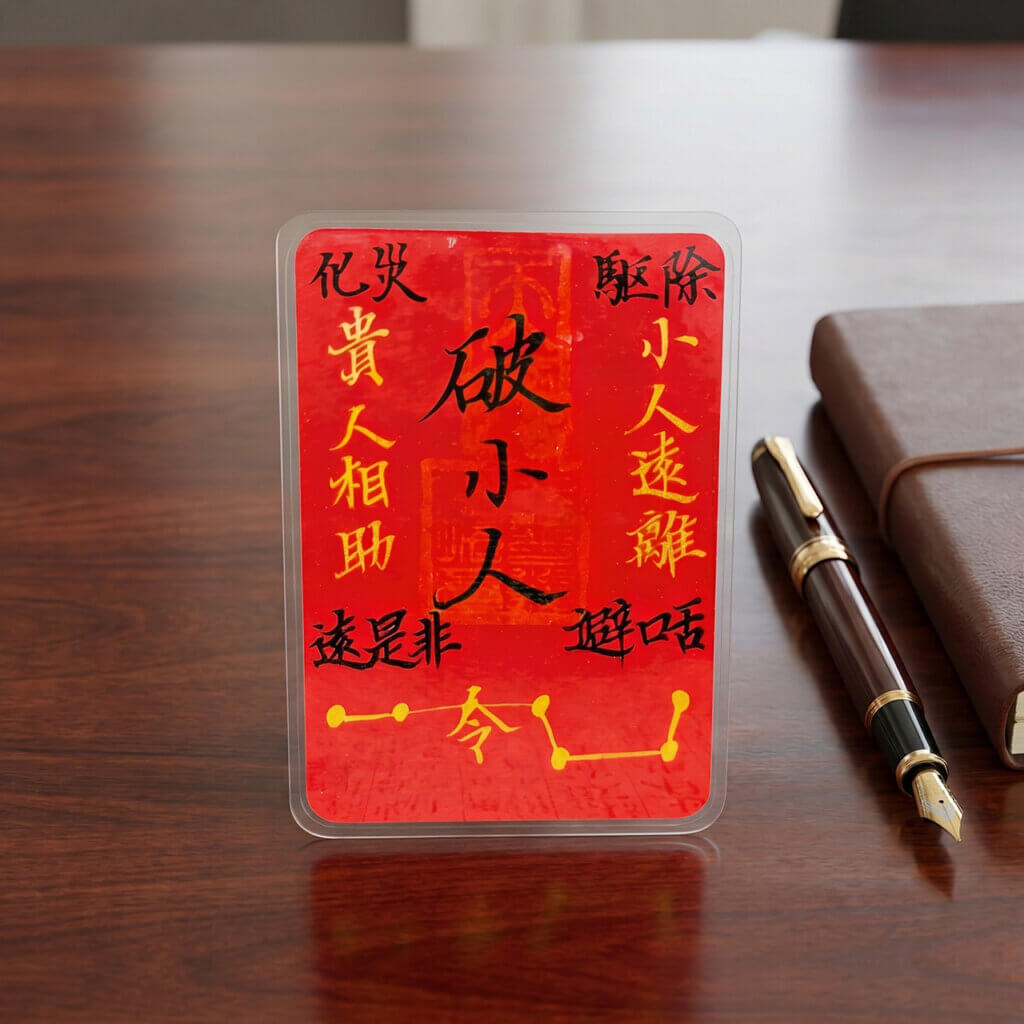 handwritten anti-gossip talisman from Longhu Mountain
