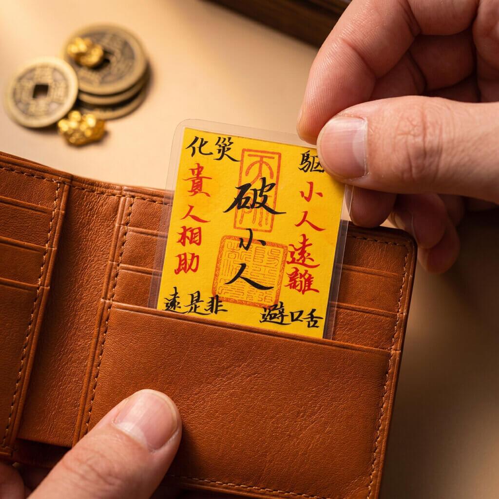 handwritten anti-gossip talisman from Longhu Mountain