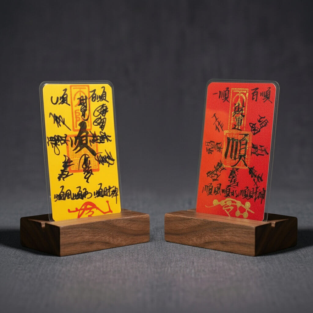 Bai Shun fu talisman for bag phone case or car