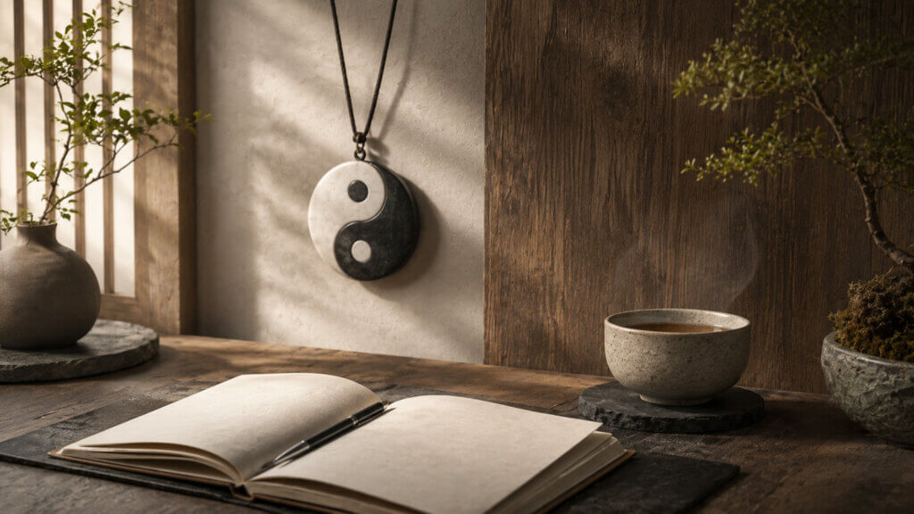 Bagua vs Yin Yang cheat sheet comparing Taoist balance, Feng Shui meaning