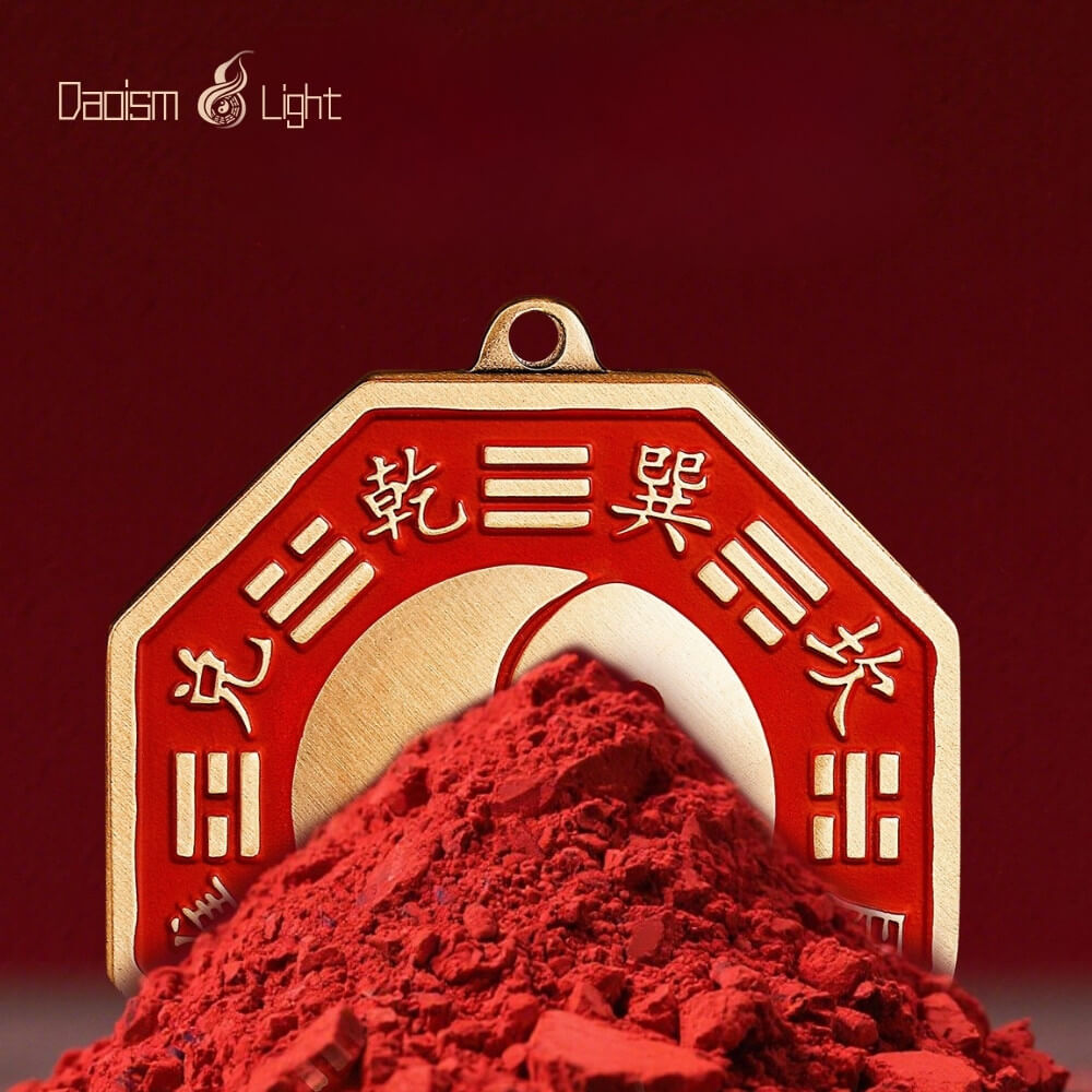 Daoism Light Brass Five Elements Taiji Bagua Mirror-Style Charm 12 Daoism Light brass Five Elements Taiji Bagua mirror-style charm