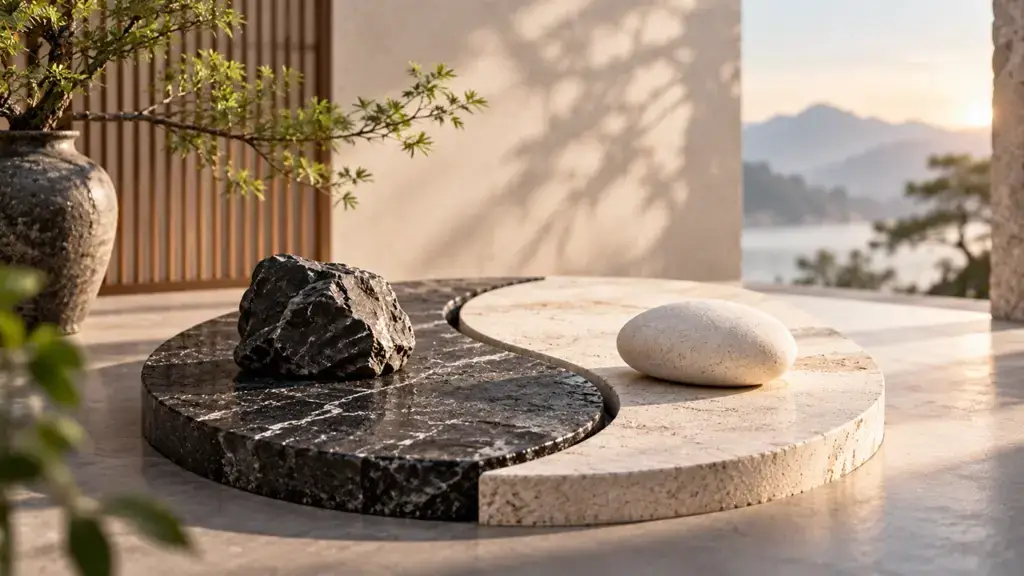 Taiji meaning illustrated through changing relationships between movement, stillness, activity, and rest