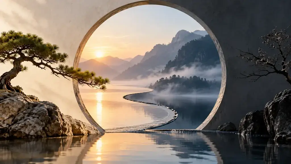 Taiji meaning illustrated through changing relationships between movement, stillness, activity, and rest